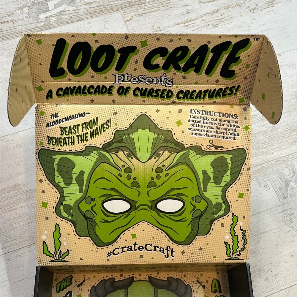 Loot Crate Cursed Creatures Mask Crate Craft Empty Box